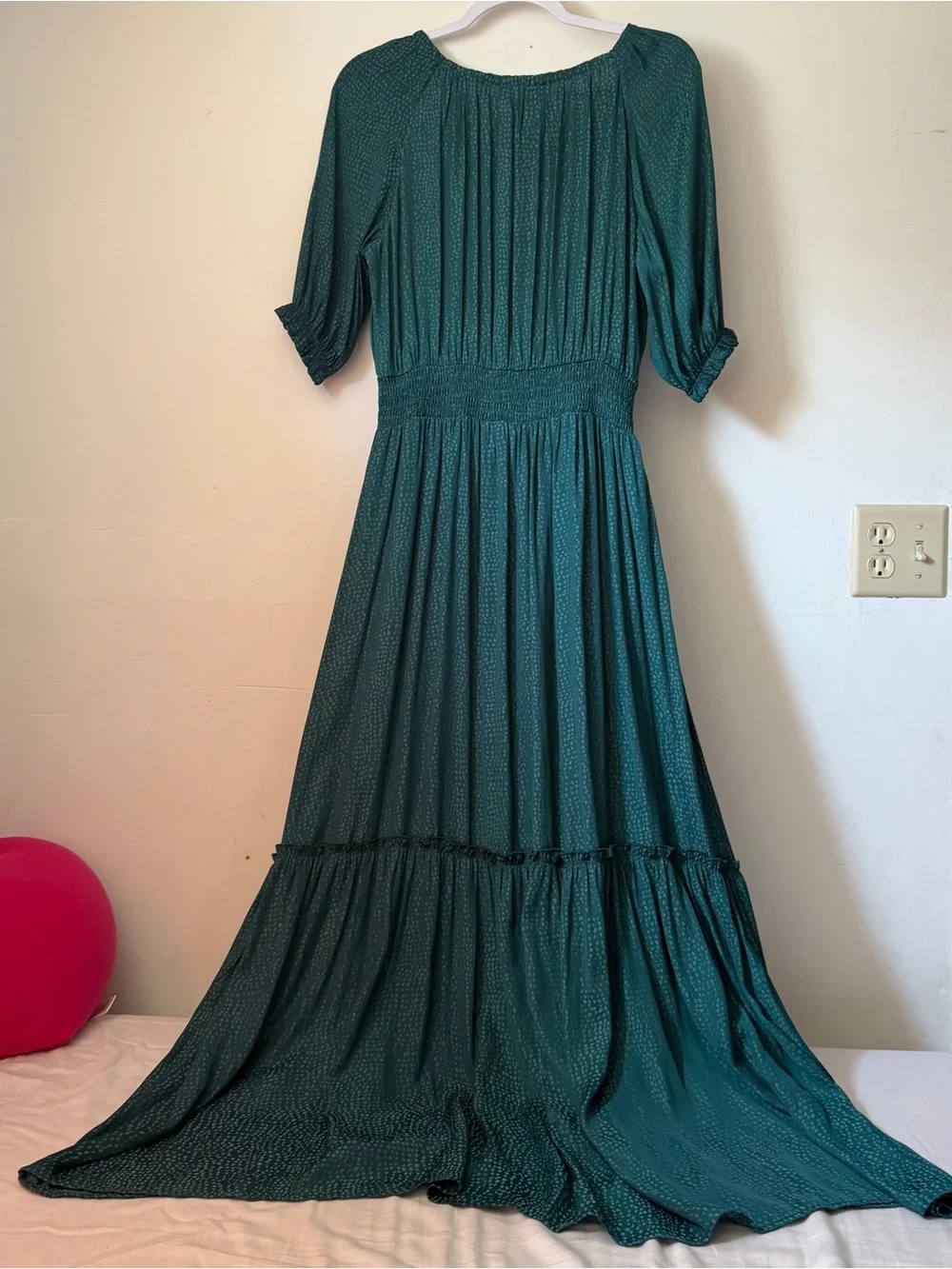 NWT On 34th S tiered maxi dress green - Picture 2 of 10